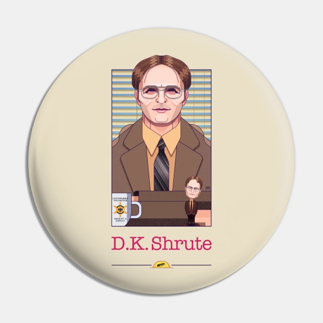 Schrute Pin by Muito