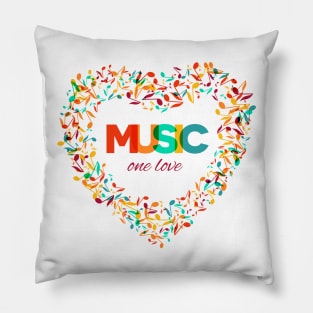 Inspirational MUSIC quote 04 Pillow