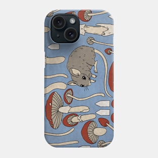 Retro Grey Mouse Phone Case