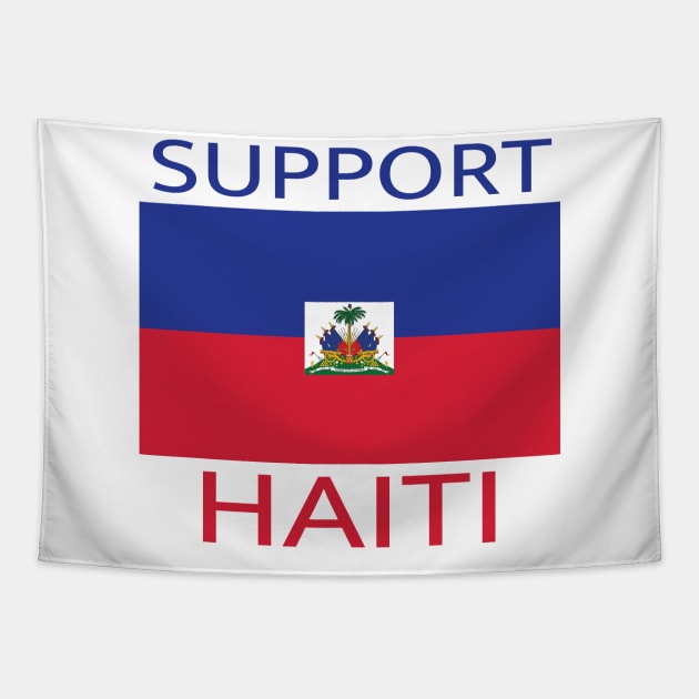 Support Haiti Tapestry by Wickedcartoons