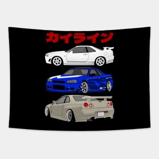 Nissan Skyline gtr r34 Tapestry