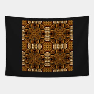 Brown Snakeskin Texture Artistic Pattern Number 3 Tapestry