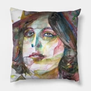 OSCAR WILDE watercolor portrait .4 Pillow