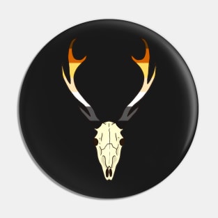 Bear Pride Deer Skull Pin