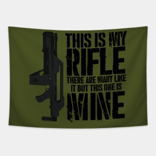 THIS IS MY PULSE RIFLE Tapestry