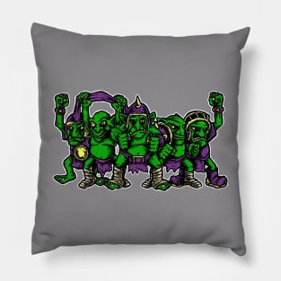 Fantasy Football Goblin Team - Purple Pillow