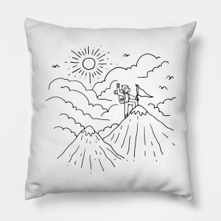 Mountain Hiker (for Light) Pillow