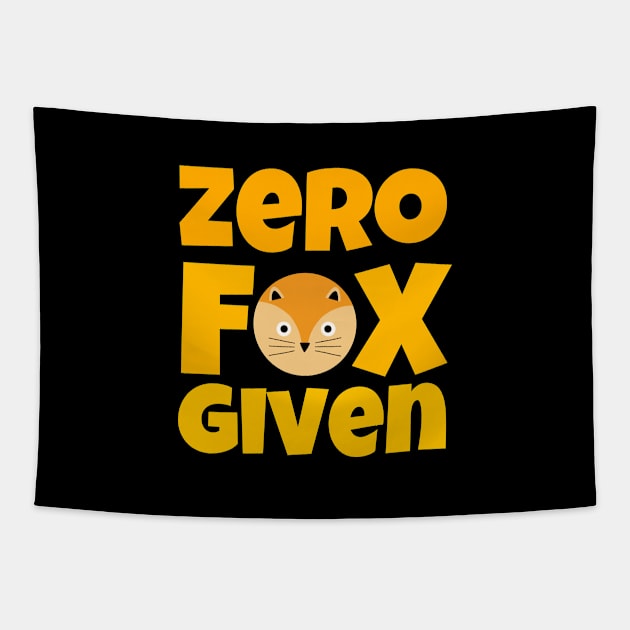 Zero Fox Given Tapestry by ricricswert