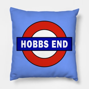 Hobbs End Train Station Pillow