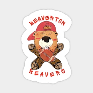 Horny Teenagers Must Die Beaver Mascot Magnet