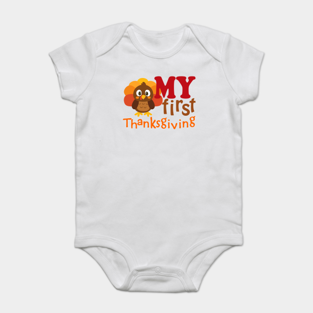 my first thanksgiving onesie