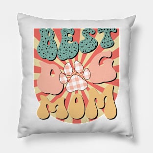 Best Dog Mom Paw Pillow