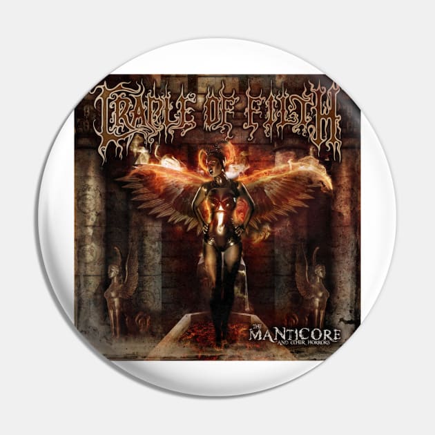 Cradle Of Filth The Manticore And Other Horrors Album Cover Pin by Visionary Canvas