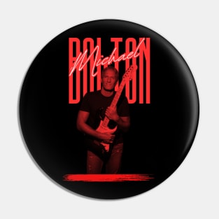 Michael bolton///original retro Pin