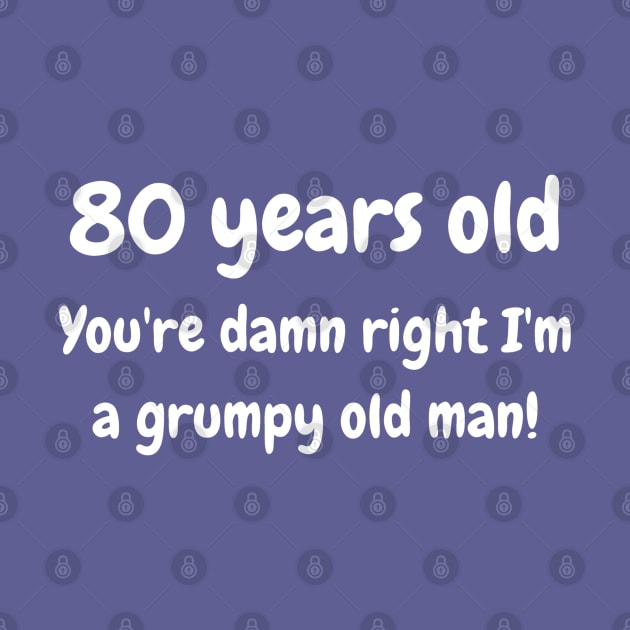 80 year old grumpy old man by Comic Dzyns