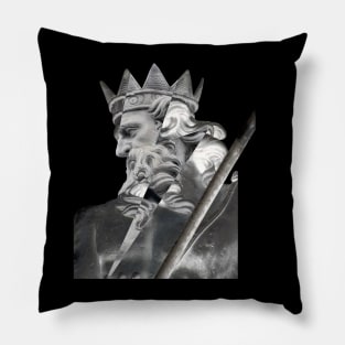 Zeus lightening thunder- negative effect design Pillow