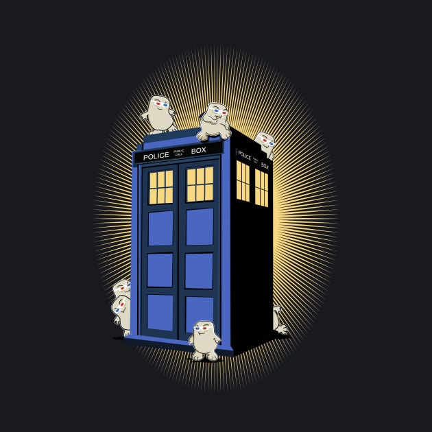 ADIPOSE CONQUERS THE TARDIS by KARMADESIGNER T-SHIRT SHOP