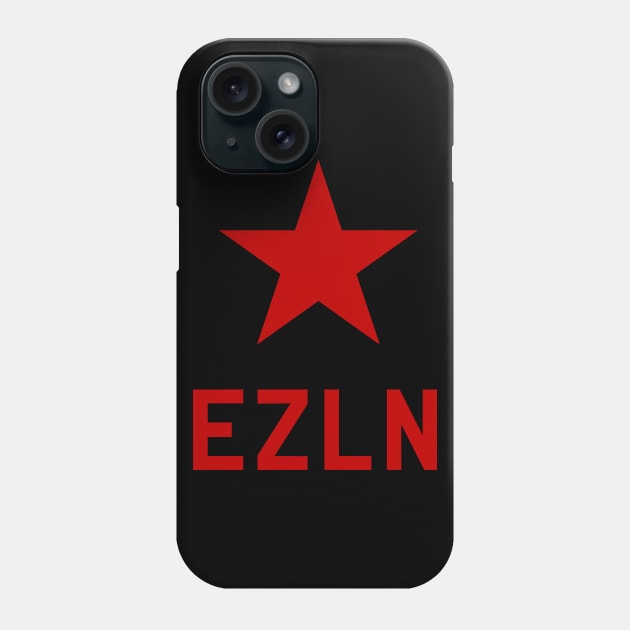 EZLN Flag Phone Case by SpaceDogLaika