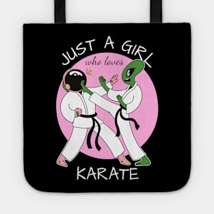 Just A Girl Who Loves Karate Tote