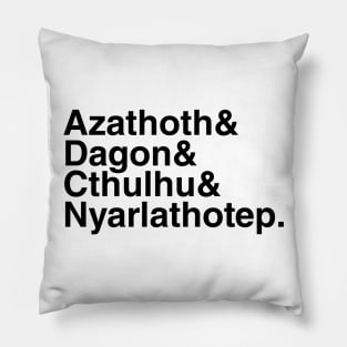 Azathoth & Dagon & Cthulhu & Nyarlathotep Pillow