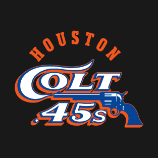 Houston Colt .45s Defunct Sports Logo Fan Art Tribute T-Shirt