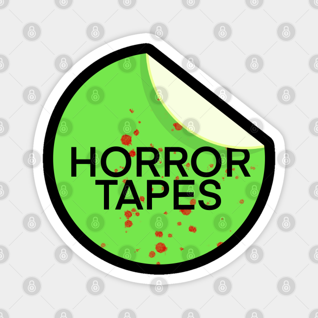 VHS Horror Tapes Sticker Horror TeePublic