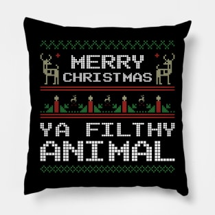 Christmas Ya Filthy Animal Pillow