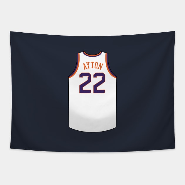 Deandre Ayton Phoenix Jersey Qiangy Tapestry by qiangdade