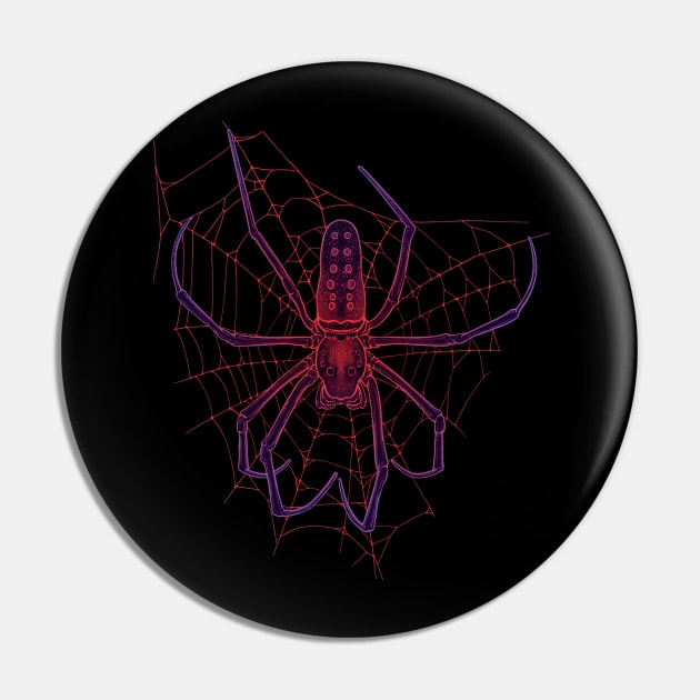 Spider-Web Pin by Crude Casey