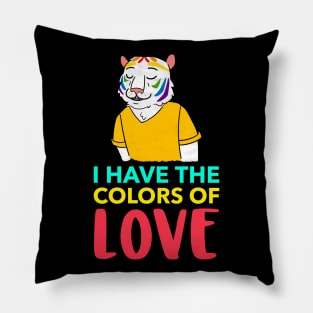 All colors of love Pillow