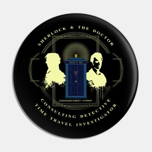 CONSULTING DETECTIVE & TIME TRAVEL INVESTIGATOR Pin