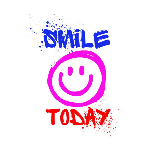 Smile Today with a Smiley Face by Benny Merch Pearl