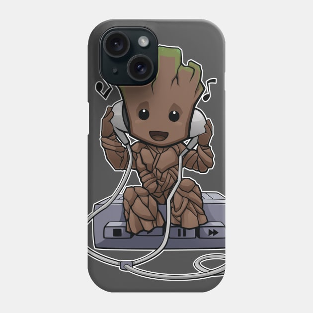 Baby Groot walkman Phone Case by Xar623