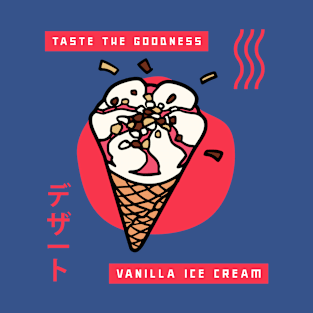 Taste The Vanilla Ice Cream for Food Lovers T-Shirt