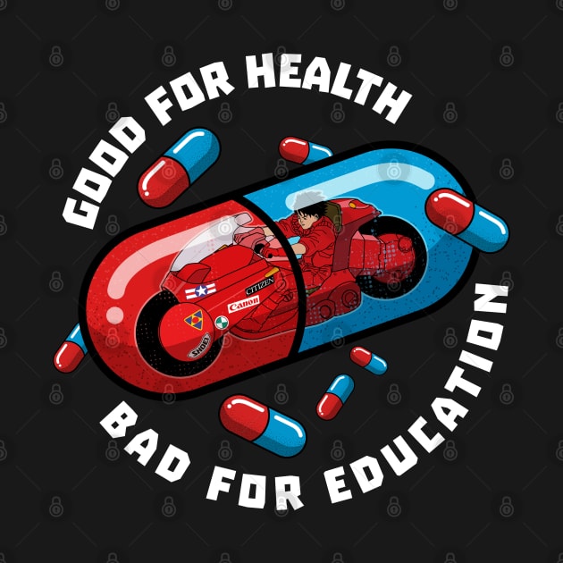 Akira pills - good for health bad for education by Playground