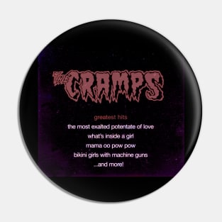 Raw And Wild The Cramps Garage Punk Shirt Pin