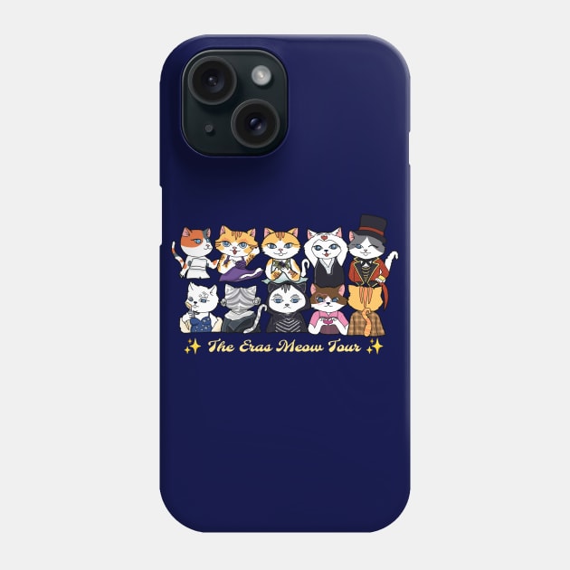 The Eras World Tour (Cat's Version) Phone Case by ulricartistic