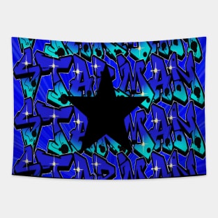 Dark Starman by LowEndGraphics Tapestry