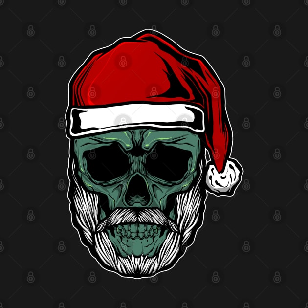 Skull Xmas by jjsealion