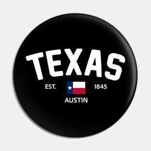 Texas Collegiate Preppy Pin