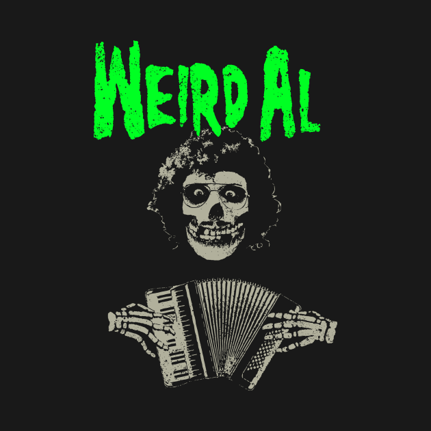 Weird Al meets the Misfits with Accordion Weird Al TShirt TeePublic