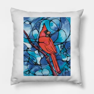 Red Cardinal Pillow