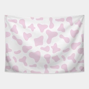 Pink Dairy Cow Print Pattern Tapestry