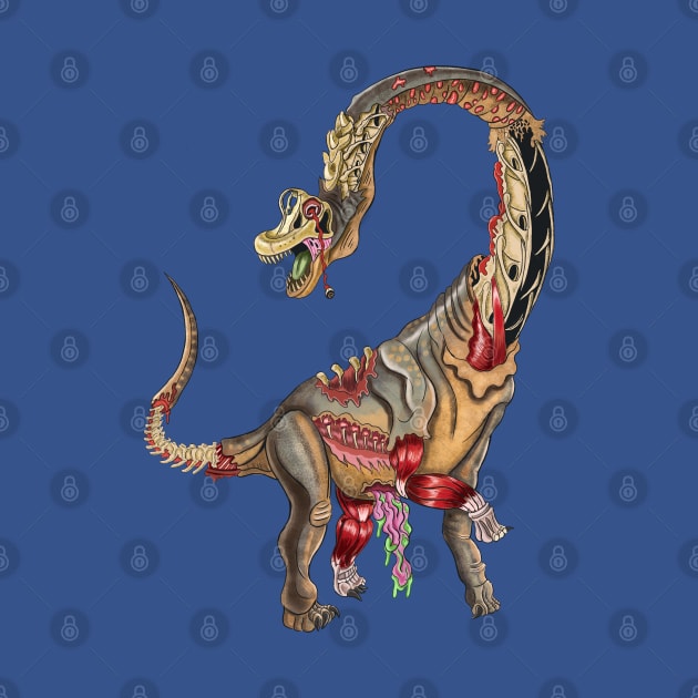 Zombie Brachiosaurus by funny_fuse