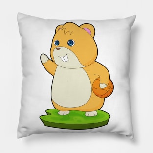 Hamster Basketball player Basketball Pillow