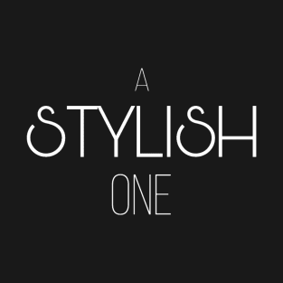 Minimalist fashion aesthetic Style diva fashion trend elegant cool high fashion IT stylish design unique minimalism modern script text T-Shirt