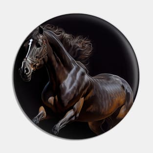 Trakehner Horse - Oil Paint Pin