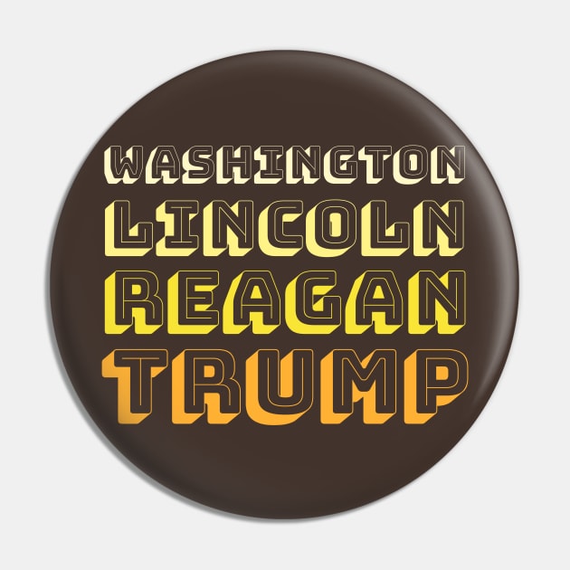 Donald Trump Pin by Retro Patriot