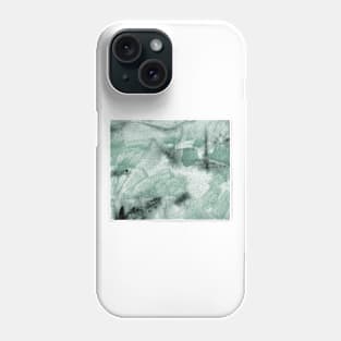 Abstract Oil Painting Granite Green 12c17 Phone Case