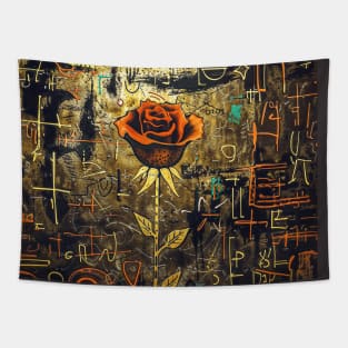 Egyptian Art Symbols: Mother's Day Roses Tapestry